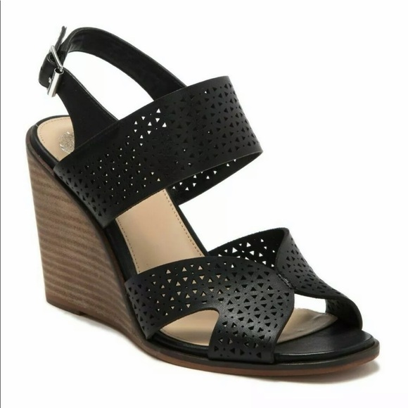 Vince Camuto Shoes - Vince Camuto Delinda Ankle Strap Wedge Sandal 9